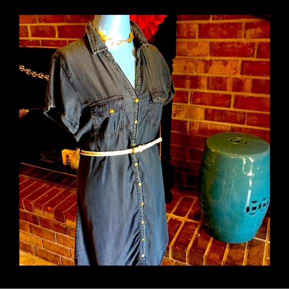 Jean dress by Maurices size small 🌈🌼🪴 - Picture 2 of 5